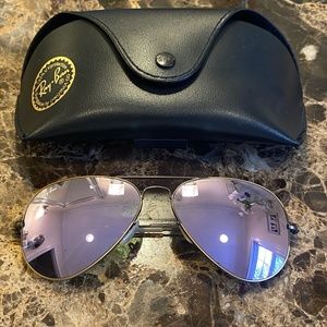 Ray-Ban Purple Sunglasses w Black Case